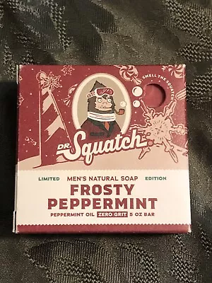 Dr. Squatch Frosty Peppermint Limited Edition Soap Nib Cold Process Natural Oil • £12.53