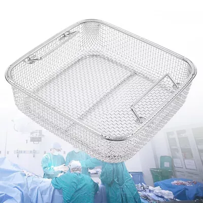 Stainless Steel Sterilization Basket Chemicals Medical Surgical Tray Mesh Case • $24.70