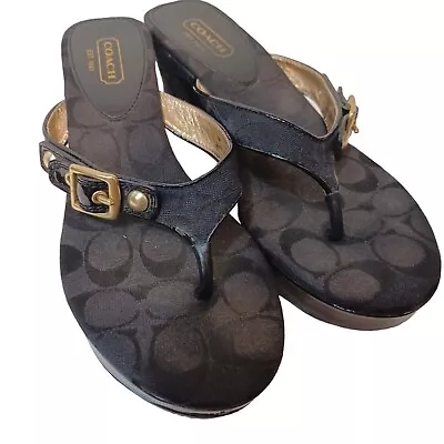 Coach Womens Gracy Wedge Sandal 8.5 • $29