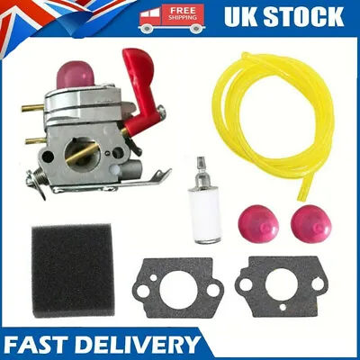 Carburetor Air Filter Fuel Line For Homelite MCCULLOCH MT 255 CLS Strimmer Carb • £17.55