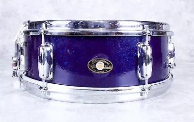 Slingerland Snare Drum October 1964 6 X 14  Blue Sparkle Deluxe Student • $300