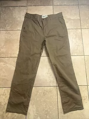 Duck Camp Brush Pants Mens Size 38 T Brown Canvas Outdoor Hunting Fishing EUC • $34.95