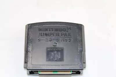 OEM Nintendo 64 N64 Jumper Pack NUS-008 Black Tested Genuine • $5.95
