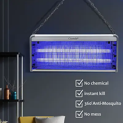 £29.85 • Buy 40W Electric Fly Zapper Insect Killer UV Light Indoor Home Bug Insect Mosquito
