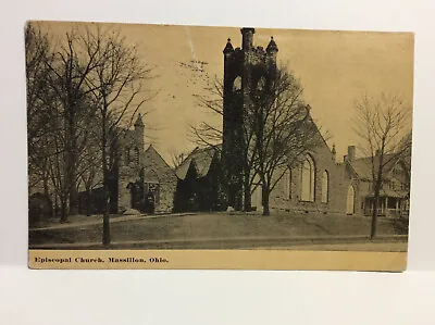 Episcopal Church Massillon Ohio Stark Co Vintage Postcard Posted • $7.99