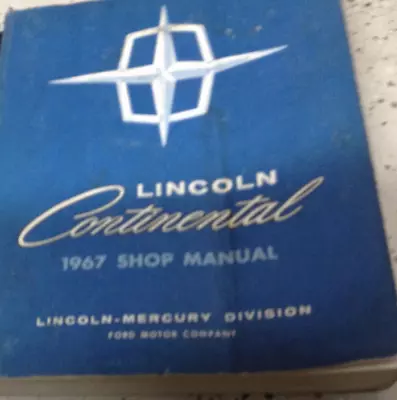 1967 FORD LINCOLN CONTINENTAL Maintenance Service Repair Shop Manual NEW 1967 • $119