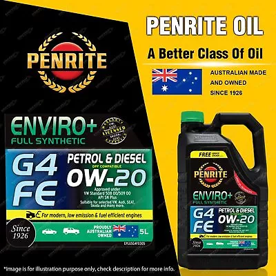 Penrite Full Synthetic Eplus G4 Fe 0W-20 Engine Oil 5L - EPLUSG4FE005 • $144.71