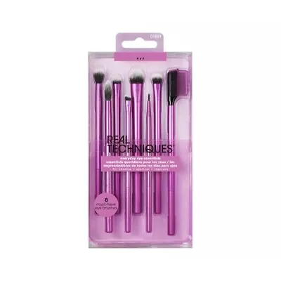 Real Techniques Everyday Eye Essentials 8 Piece Brush Set • $49.99