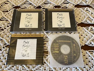 Pink Floyd The Wall MFSL 24k Gold 1990 1st Edition 2XCD UDCD 2-537 Long Box Edit • $250.51