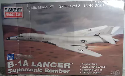 Minicraft #14595 1/144 Scale B-1a Lancer Supersonic Bomber New In Damged Box • $19.99