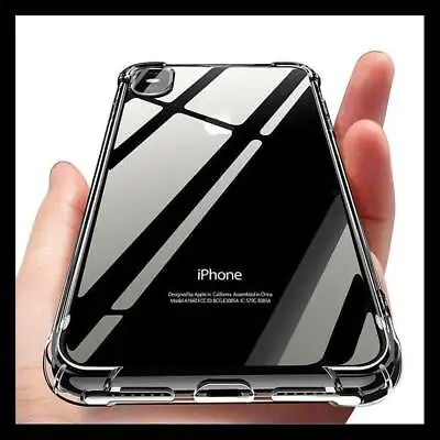 Shockproof Tough Gel Clear Case Hybrid Cover For NEW Apple IPhone X XR Xs MAX 12 • $7.99