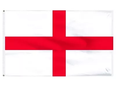 England St George Flag 5 Feet X 3 Feet 5ft X 3ft Eyelets Saint George National • £25.99