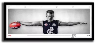 Patrick Cripps Mini Wings Carlton Blues FC Official Framed AFL Print • $175