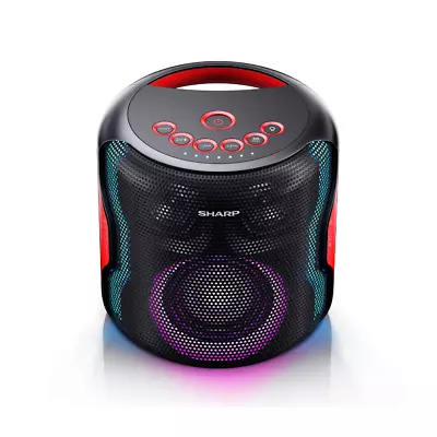 SHARP Portable Party Speaker With Bluetooth Music Streaming 130W IPX5 PS-919(BK) • £119.99