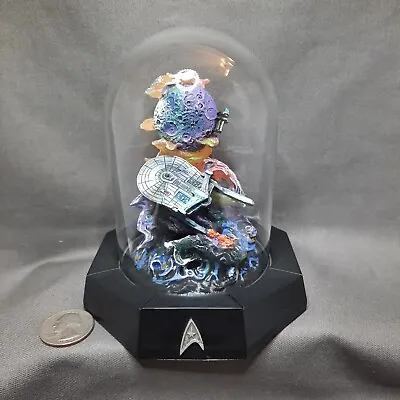 $22 • Buy FRANKLIN MINT STAR TREK Miniature Sculpture  The Wrath Of Khan  Glass Dome