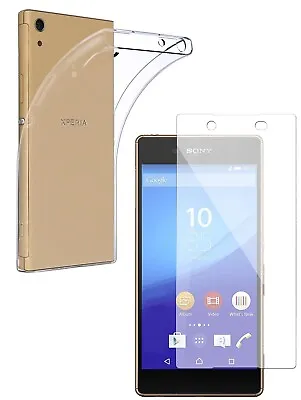 $7.65 • Buy For SONY XPERIA XA1 ULTRA CLEAR CASE + TEMPERED GLASS SCREEN PROTECTOR COVER