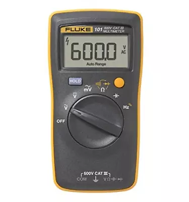 Fluke 101 Basic Digital Multimeter Pocket Portable Meter Equipment Industrial • $41.33