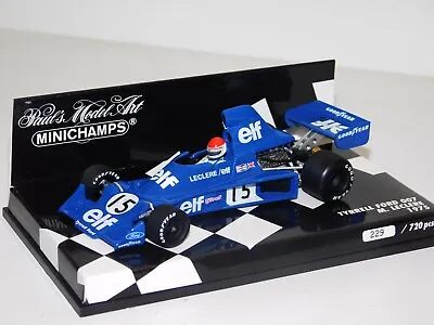 Tyrrell Ford 007 F1 #3 J. Scheckter 1975 Minichamps 400750003 1:43 • $44.99