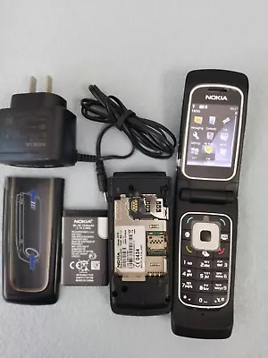 $47.99 • Buy Nokia 6555 Black (Unlocked) 3G MP3 Bluetooth Cellular Phone