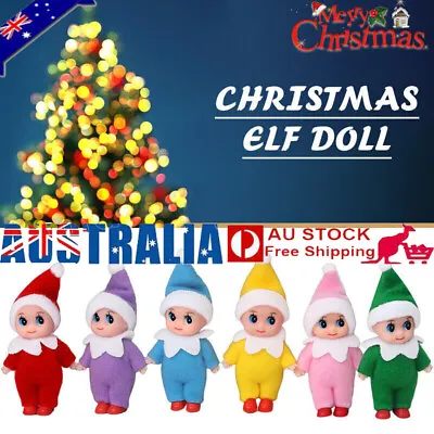 $8.56 • Buy Christmas Tree Elf Doll Home Oranment Kids Baby On The Shelf Elf Toy Xmas Gifts