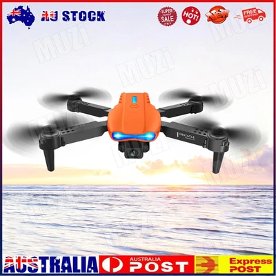 $35.30 • Buy Aeroplane USB Charging FPV Drones For Boys Girls (Orange 3Battery 2 Camera) -