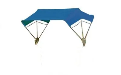 $199.95 • Buy Blue 3 Bow 40  Buggy Top Tractor Umbrella Frame & Canvas Cover TBT3 405471
