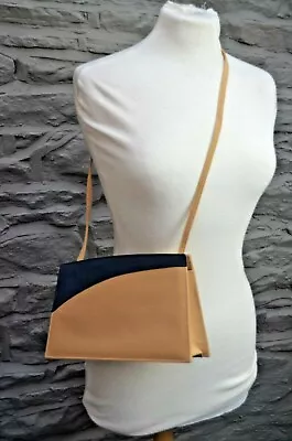 Jacques Vert Saffron Fabric Clutch Or Shoulder  Bag Used Once  -  RRP £69 (D6A) • £12