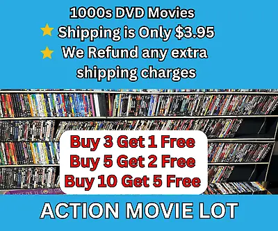 Action DVD Movies Pick & Choose $2.99 Combined Shipping (FREE DVDS W/Purchase) • $2.99