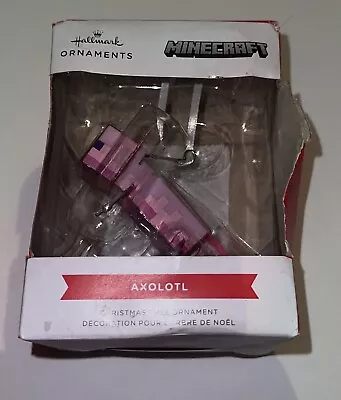 2023 Hallmark Ornament Tree Minecraft Pink Axolotl Video Game • $5