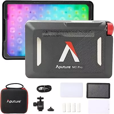 Aputure MC PRO RGB Video Light Portable LED On Camera Light Panel 2000K-10000K • $129