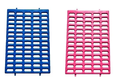 2 Pack Rabbit Cage Foot Resting Mat 1 Blue And 1 Pink • $18.99