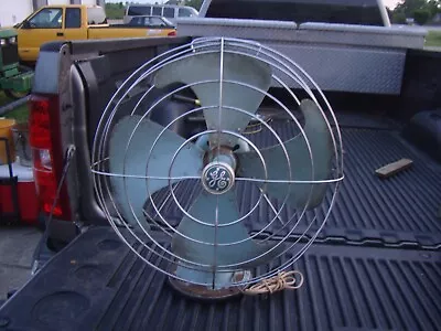 Vtg GE 3 Speed VORTALEX OSCILLATING FAN F13V164 MID CENTURY Fan • $68