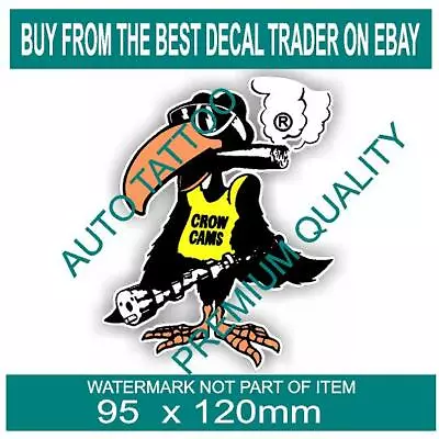 Crow Cams Decal Sticker Vintage Motorsport Hot Rod Rat Rod Decals Stickers • $5.50