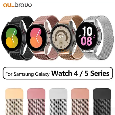 For Samsung Galaxy Watch 5 Pro 4 Classic 40/44/42/46mm Milanese Magnetic Band • $9.99