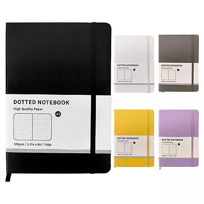 Dot Journal Hardcover Dot Grid Notebook A5 160 Pages Waterproof Grid Notebook • $19.13