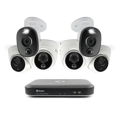 Swann 6 Camera 8 Channel 4K DVR-5580 Security System 2TB HDD Heat & Motion • $699.95