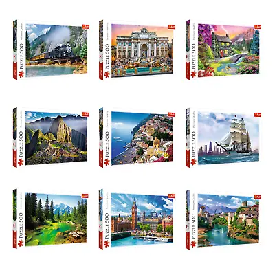 £7.64 • Buy Trefl 500pc Large Kids Jigsaw Puzzle Games Landscapes Landmarks Art Nature NEW