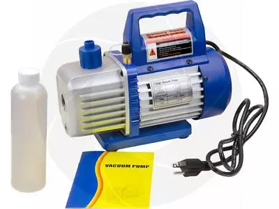 $119.99 • Buy Air Vacuum Pump HVAC Auto A/C Refrigerant Recharging Tool Air Suction US 110V AC