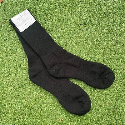 British Army Surplus Men's Latest General Issue Black Socks Polyester Microfibre • £8.99