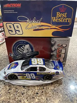 Michael Waltrip #99 Best Western 2004 Monte Carlo 1:24 Scale Die Cast Bank NIB!! • $13.95