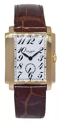 Patek Philippe Gondolo 5024 18k Yellow Gold Mens Manual Watch & Box 5024J • $12950