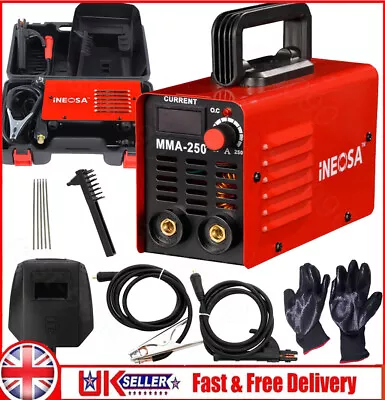 Portable Mini ARC MMA‑250 Amp IGBT Inverter Welder Electric Welding Machine UK • £46.37