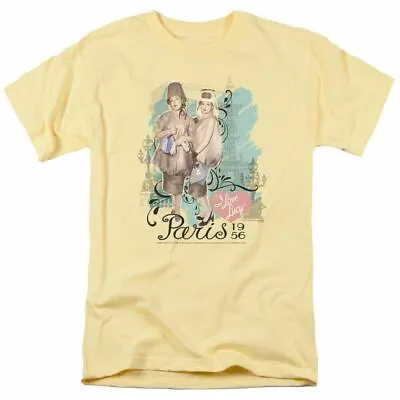 I Love Lucy Paris Dress Logo T Shirt Mens Licensed Classic TV Banana • $16.24