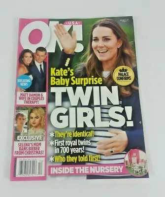 OK! USA December 25 2017 Issue 52 Kate's Baby Surprise Matt Damon VG • £12.89