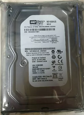 Western Digital WD1600AVJS 160GB Sata 3.5  Internal Hard Drive • £19.99