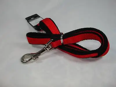$14.99 • Buy Zack Zoey Fleece Lined Red Black Collar & Leash 14-18 
