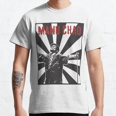 Manu Chao T-Shirt Mano Negra Próxima Estación: Esperanza Sibérie M'était Contéee • $17.95