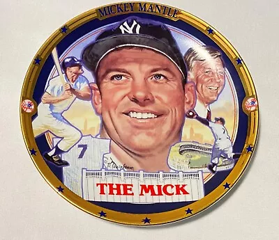 Vintage 1995 The Hamilton Collection NY Yankees Mickey Mantle Plate #2199G • $20