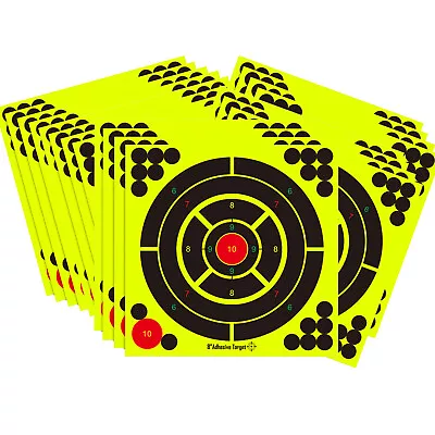 50 Pack 8  Shooting Targets Splatter Gun Rifle Paper Target Reactive Practice • $16.14