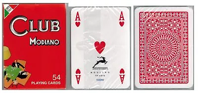 Club Poker Deck Playing Cards Red Modiano • $6.05